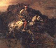 REMBRANDT Harmenszoon van Rijn The Polish Rider china oil painting artist